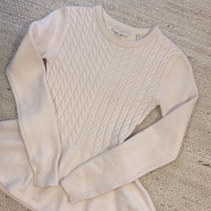 T E D  B A K E R  cable knit tulip sweater